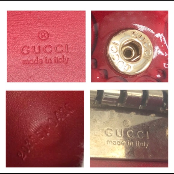 Authentic GUCCI Shima GG Logo Patent 6 Key Case - Picture 10 of 15